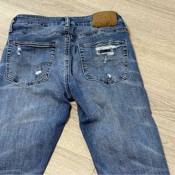 American Eagle Distressed Athletic Skinny Women's Jeans 28x30 - Picture 7 of 9